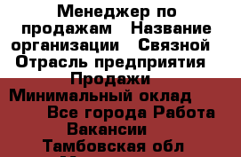 Менеджер по продажам › Название организации ­ Связной › Отрасль предприятия ­ Продажи › Минимальный оклад ­ 25 000 - Все города Работа » Вакансии   . Тамбовская обл.,Моршанск г.